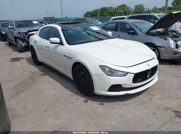 ZAM57RSA4G1168574 2016 MASERATI GHIBLI White Przód prawy