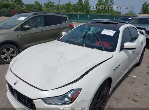 ZAM57RSA4G1168574 2016 MASERATI GHIBLI White Widok z przodu