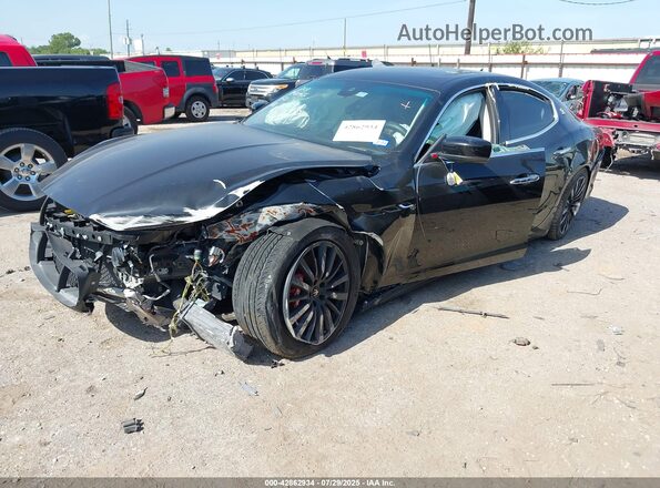 ZAM57RTA4G1183266 2016 MASERATI GHIBLI Черный Передняя левая четверть