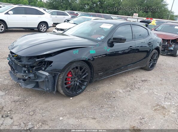ZAM57XSS3L1354775 2020 MASERATI GHIBLI Черный Передняя левая четверть