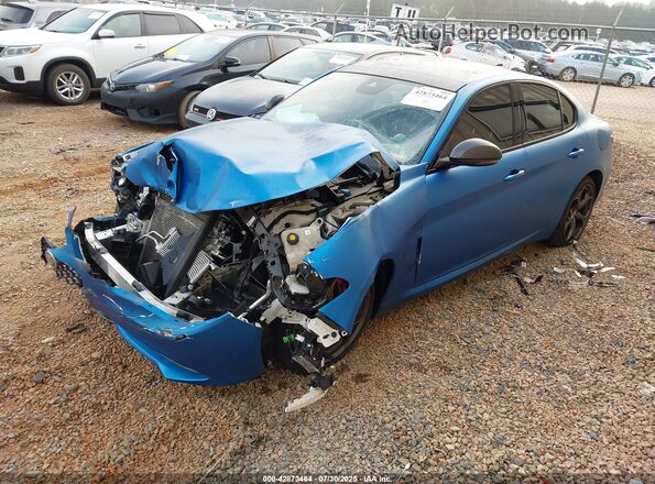 ZARFANBN0L7626596 2020 ALFA ROMEO GIULIA Blue Przód lewy