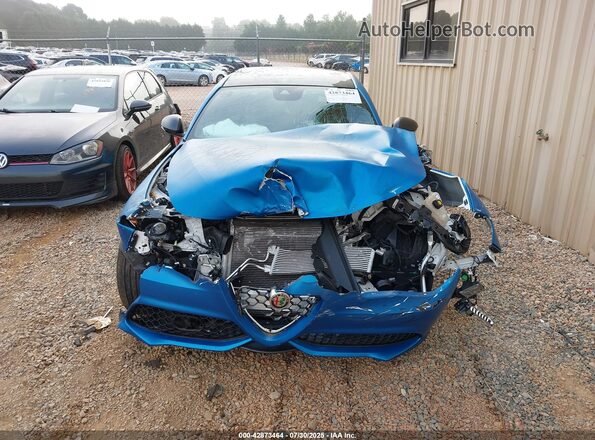 ZARFANBN0L7626596 2020 ALFA ROMEO GIULIA Blue Widok deski rozdzielczej