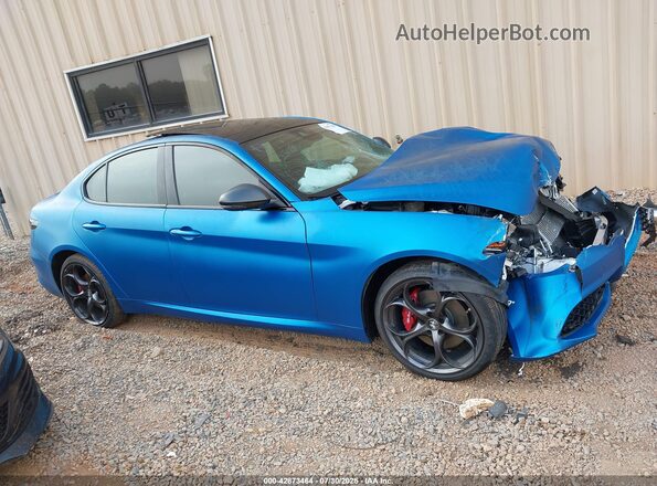 ZARFANBN0L7626596 2020 ALFA ROMEO GIULIA Blue Widok zestawu wskaźników