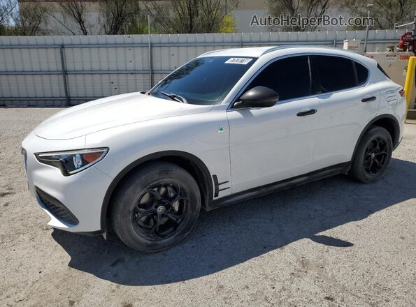 ZASPAKAN0L7C75985 2020 ALFA ROMEO STELVIO Белый Задняя левая четверть