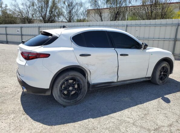 ZASPAKAN0L7C75985 2020 ALFA ROMEO STELVIO Белый Передняя правая четверть