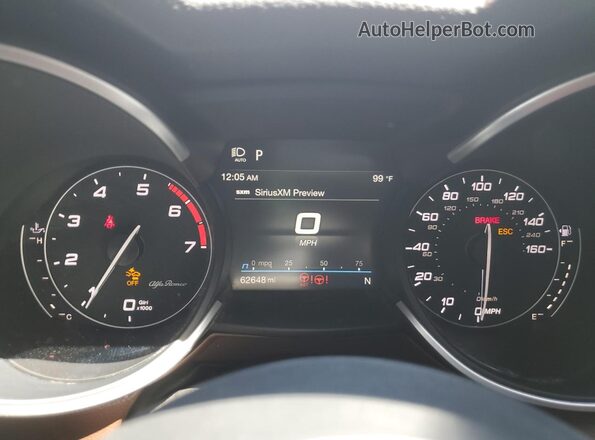 ZASPAKAN0L7C75985 2020 ALFA ROMEO STELVIO Белый Вид задних сидений