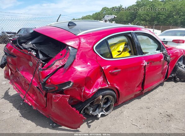 ZASPAKBN4L7C95381 2020 ALFA ROMEO STELVIO Красный Задняя правая четверть