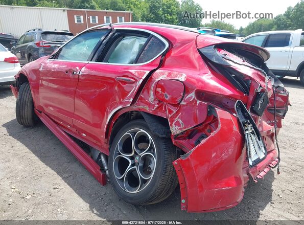 ZASPAKBN4L7C95381 2020 ALFA ROMEO STELVIO Красный Задняя левая четверть