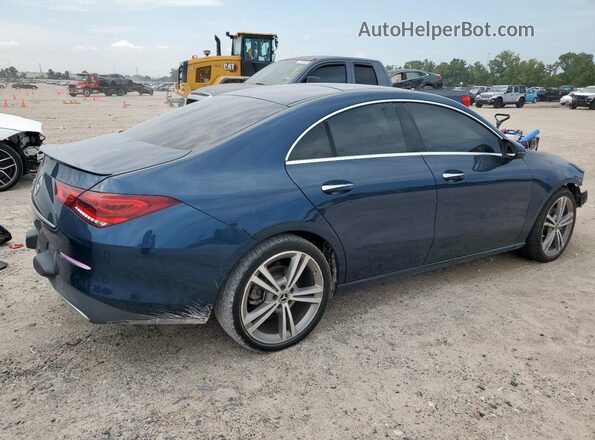 W1K5J4GB1MN165359 2021 MERCEDES-BENZ CLA-CLASS Синий Передняя правая четверть