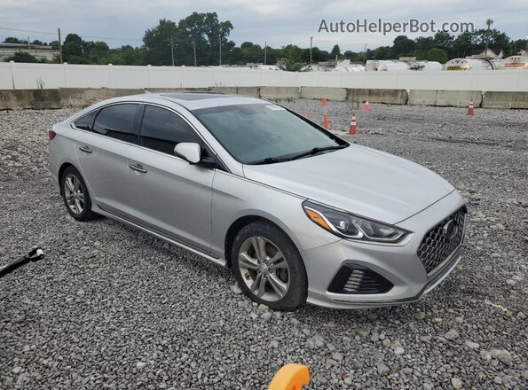 5NPE34AF3JH602600 2018 HYUNDAI SONATA Silver Вид спереду