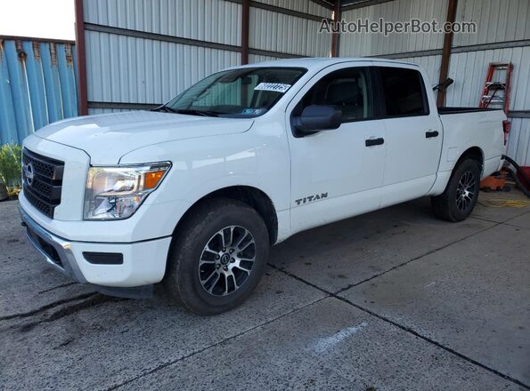 1N6AA1EC6RN103852 2024 NISSAN TITAN Белый Задняя левая четверть