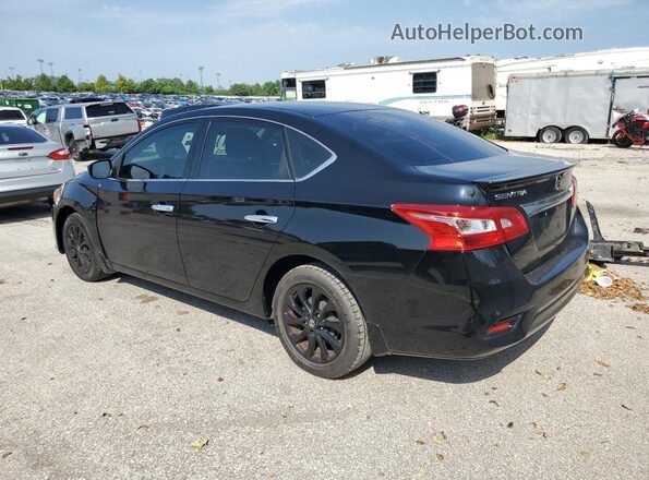 3N1AB7AP7JY242832 2018 NISSAN SENTRA Black Trasero derecho