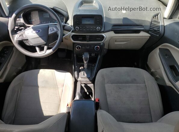 MAJ3P1RE2JC243456 2018 FORD ECOSPORT Gray Սարքավորումների վահանակի տեսք