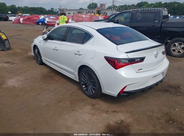 19UDE2F80LA011236 2020 ACURA ILX White Trasero izquierdo