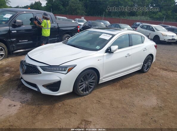 19UDE2F80LA011236 2020 ACURA ILX White Vista tres cuartos delantera izquierda