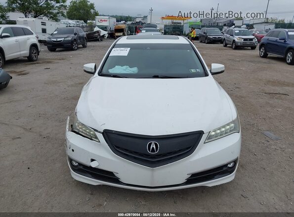 19UUB3F70HA001562 2017 ACURA TLX Белый Вид щитка приборов