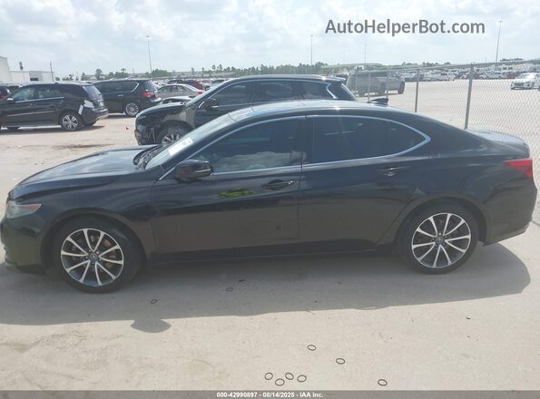 19UUB3F74GA002809 2016 ACURA TLX Черный Вид задней части салона