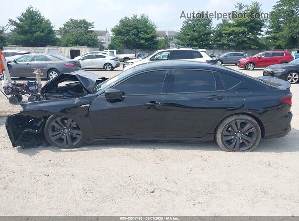 19UUB5F58MA004262 2021 ACURA TLX Black Вид задньої частини салону