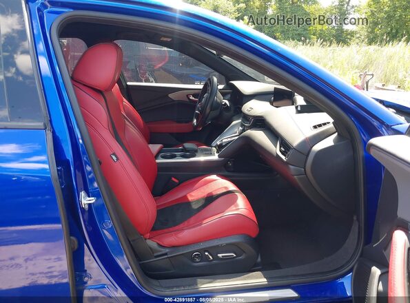 19UUB6F52MA009172 2021 ACURA TLX Blue Вид салону спереду