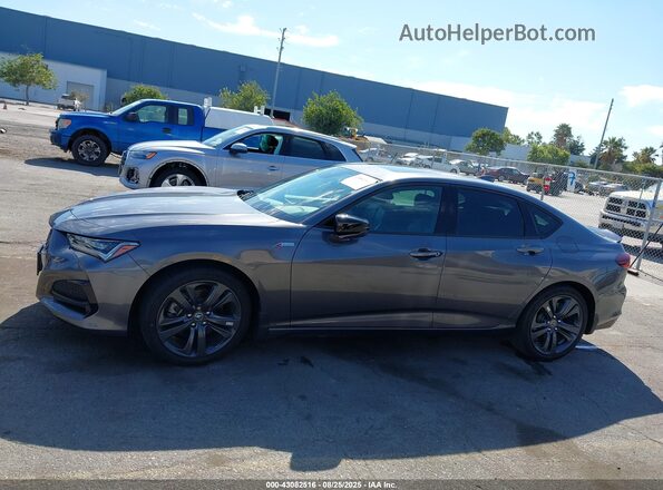 19UUB6F59NA001099 2022 ACURA TLX Серый Вид задней части салона