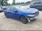 2020 Honda Civic Ex Blue vin: 19XFC1F31LE024229