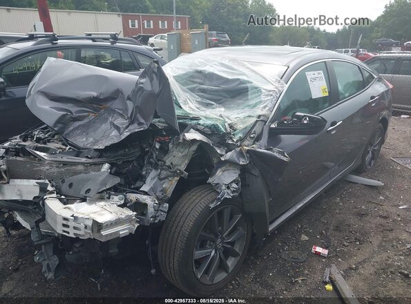 19XFC1F70ME202376 2021 HONDA CIVIC Серый Передняя левая четверть
