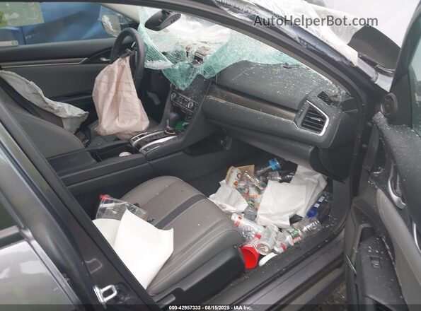 19XFC1F70ME202376 2021 HONDA CIVIC Серый Вид салона спереди