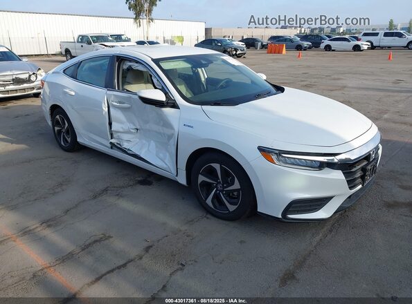 19XZE4F55NE002344 2022 HONDA INSIGHT White წინა მარჯვენა