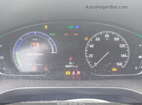 19XZE4F95LE013490 2020 HONDA INSIGHT Gray Widok tylnych siedzeń
