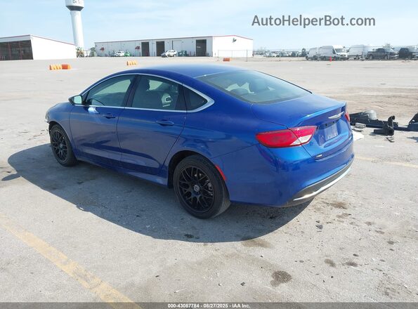 1C3CCCAB0GN148995 2016 CHRYSLER 200 Blue Tył lewy