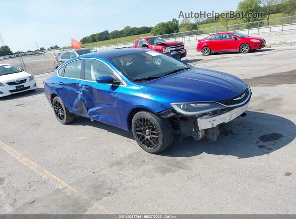 1C3CCCAB0GN148995 2016 CHRYSLER 200 Blue Przód prawy