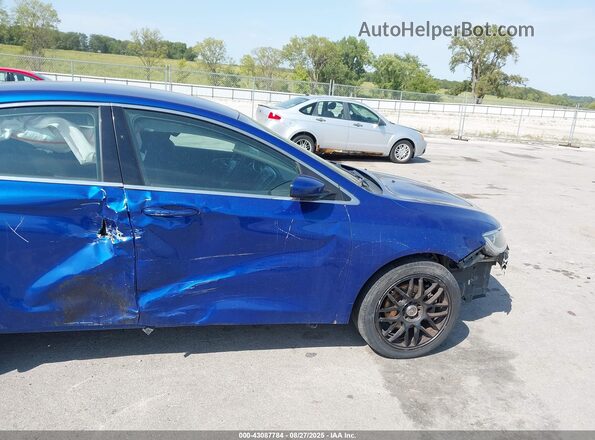 1C3CCCAB0GN148995 2016 CHRYSLER 200 Blue Widok wnętrza z tyłu