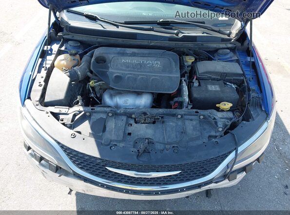 1C3CCCAB0GN148995 2016 CHRYSLER 200 Blue Widok z tyłu