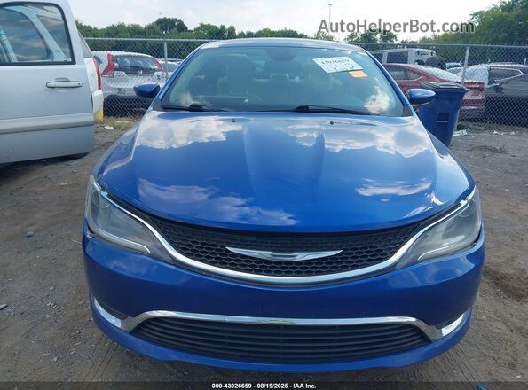 1C3CCCAB3HN506317 2017 CHRYSLER 200 Blue Instrument cluster view