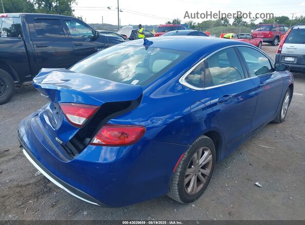 1C3CCCAB3HN506317 2017 CHRYSLER 200 Blue Rear right