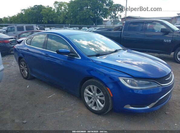 1C3CCCAB3HN506317 2017 CHRYSLER 200 Blue Rear interior view