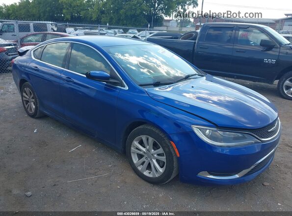1C3CCCAB3HN506317 2017 CHRYSLER 200 Blue Front right