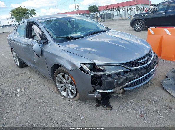 1C3CCCAB6GN154400 2016 CHRYSLER 200 Silver Przód prawy