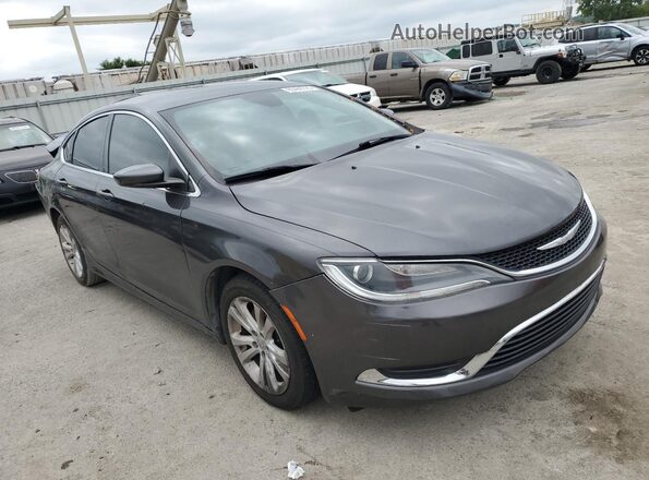 1C3CCCAG2HN504635 2017 CHRYSLER 200 Gray Передня права чверть