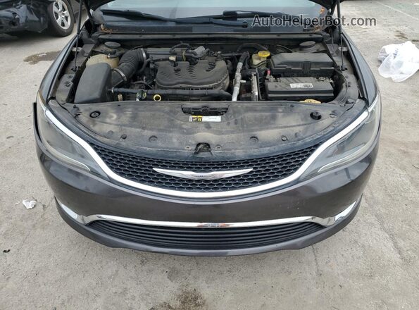 1C3CCCAG2HN504635 2017 CHRYSLER 200 Gray Вид задньої частини салону