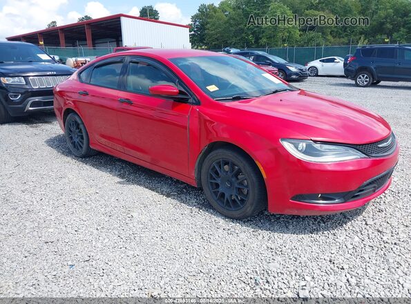 1C3CCCBG9GN173260 2016 CHRYSLER 200 Red Front right