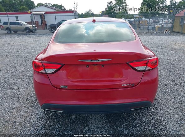 1C3CCCBG9GN173260 2016 CHRYSLER 200 Red 