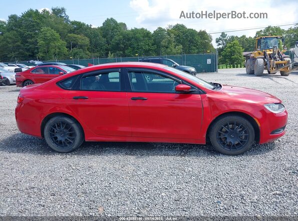 1C3CCCBG9GN173260 2016 CHRYSLER 200 Red Rear interior view