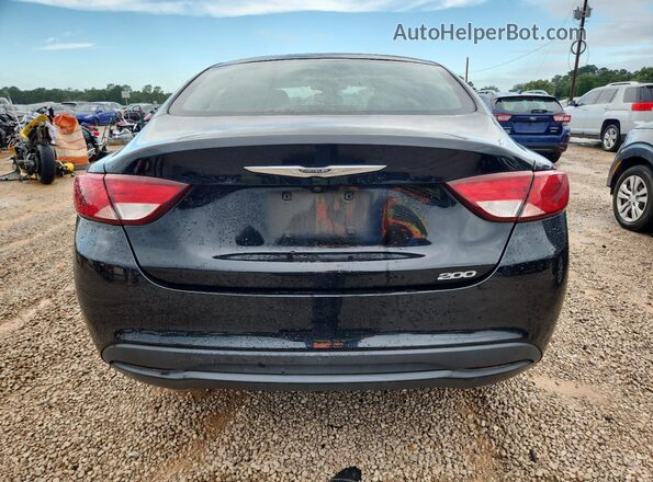 1C3CCCFB1HN508723 2017 CHRYSLER 200 Black უკანა ხედი