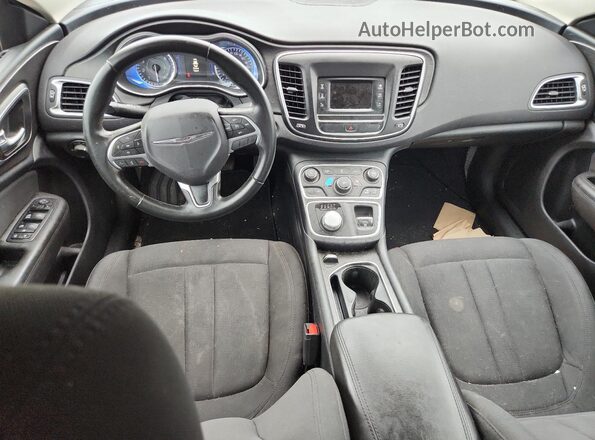 1C3CCCFB1HN508723 2017 CHRYSLER 200 Black წინა პანელის ხედი