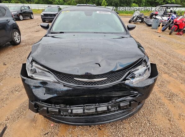 1C3CCCFB1HN508723 2017 CHRYSLER 200 Black წინა ხედი