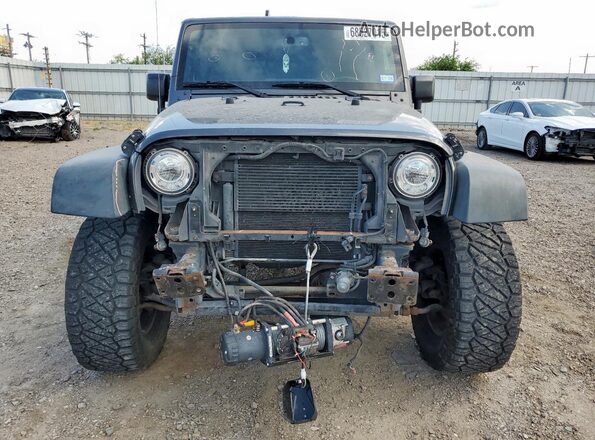 1C4BJWDG6JL861182 2018 JEEP WRANGLER Gray Vista frontal