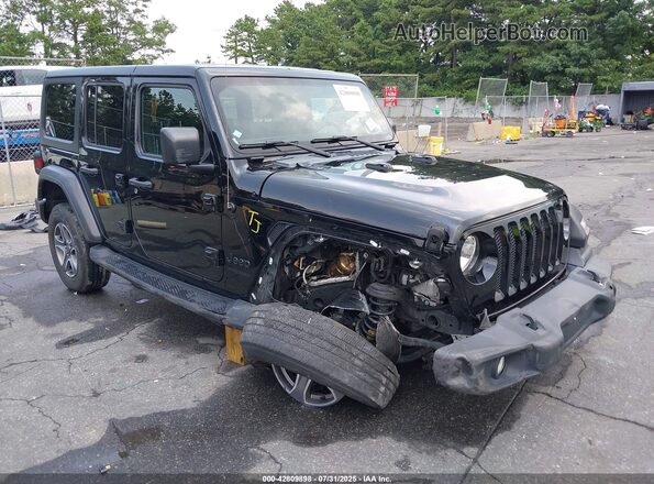1C4HJXDG2NW201113 2022 JEEP WRANGLER UNLIMITED Black Вид спереду