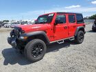 2021 Jeep Wrangler Unlimited Sport Red vin: 1C4HJXDG4MW693514