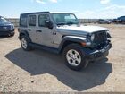 2020 Jeep Wrangler Unlimited Sport S 4x4 Silver vin: 1C4HJXDN8LW235231